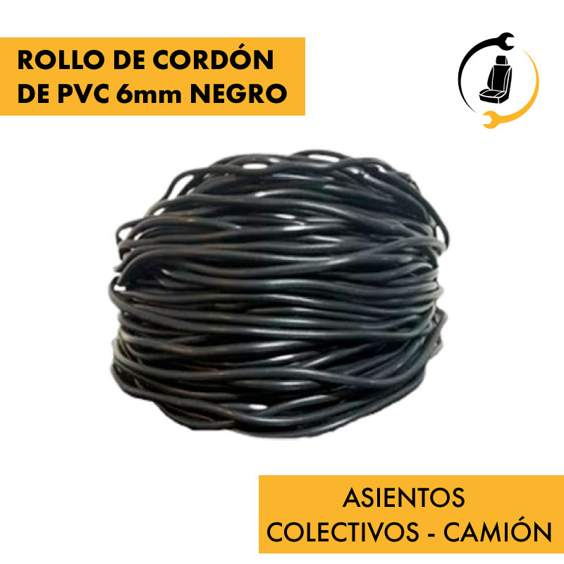 Rollo de cordon PVC 6mm